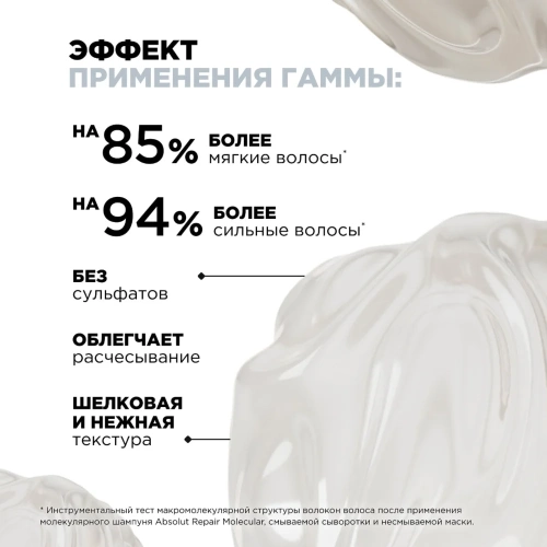Маска для волос / Absolut Repair Molecular 500 мл фото 7