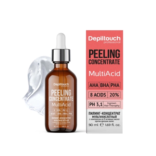 Пилинг-концентрат мультикислотный против вросших волос / Depiltouch Professional 50 мл фото 2