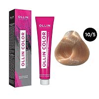 Крем-краска для волос OLLIN Color 10/5 светлый блондин махагон, 100 мл