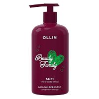 Бальзам для волос с экстрактом авокадо OLLIN Beauty Family, 500 мл