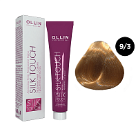 Крем-краска для волос OLLIN Silk Touch 9/3 блондин золотистый, 60 мл