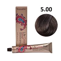 Крем-краска для волос Farmavita Life Color Plus 5.00 насыщенный светло-каштановый, 100 мл