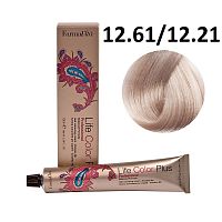 Крем-краска для волос Farmavita Life Color Plus 12.61 розовый глянец, 100 мл