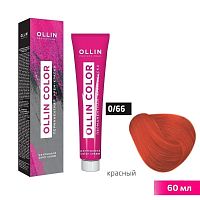 Крем-краска для волос OLLIN Color 0/66 корректор красный, 60 мл