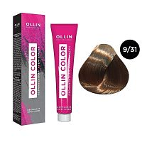 Крем-краска для волос OLLIN Color 9/31 блондин золотисто-пепельный, 100 мл