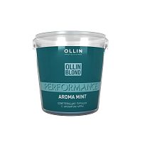 Осветляющий порошок OLLIN BLOND Performance Мята, 500 г